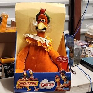 Chicken Run Ginger 2000 Plush Toy with Movement New In Box